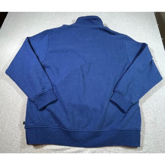 Orvis Men's XL ¼ Zip Signature Long Sleeve Sweatshirt Pullover Lot of 2 Blue/Red - Picture 5 of 7